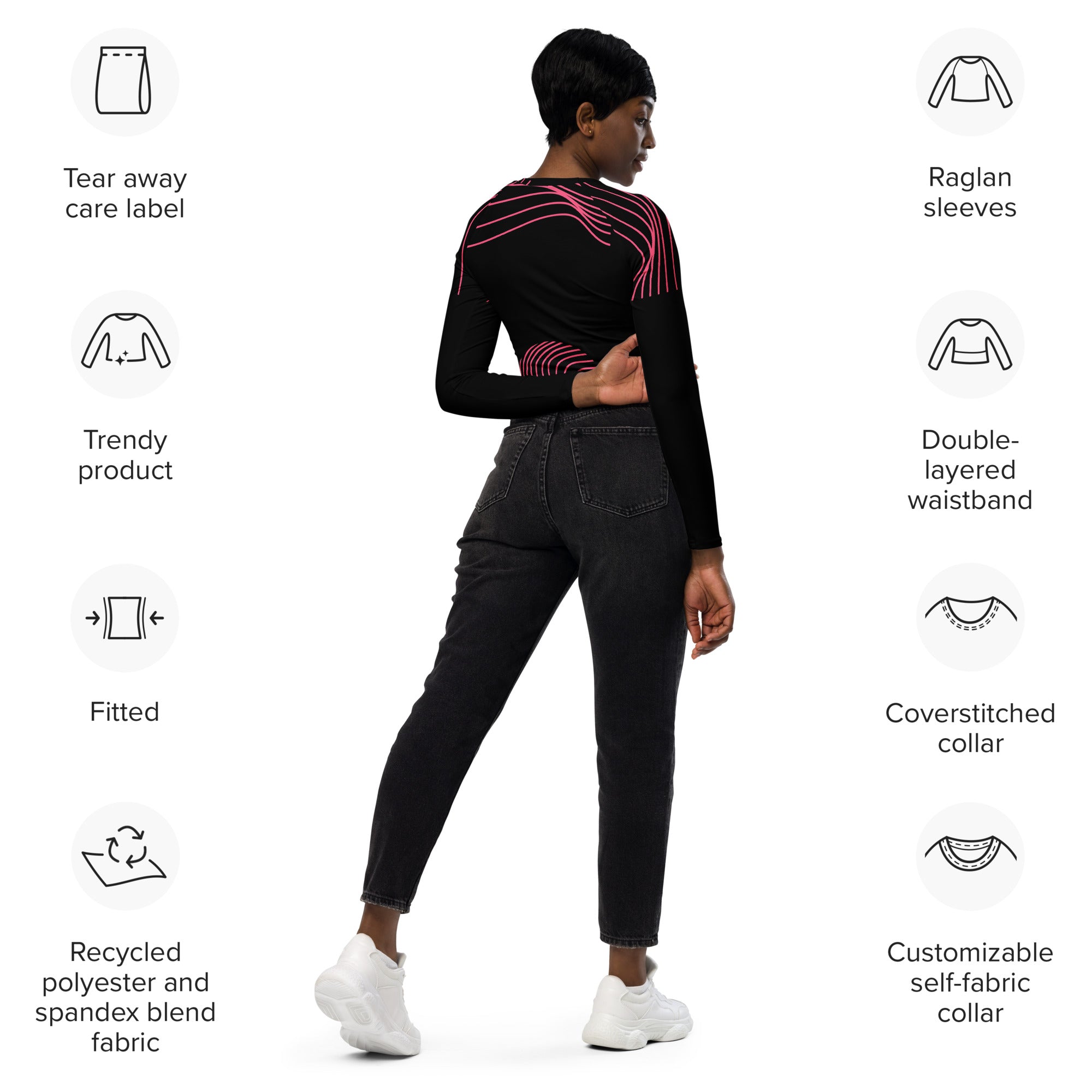 black-cropped-top-gym-yoga-running-dance-top-long-sleeve-viva-magenta-ripplefx-wickedyo3